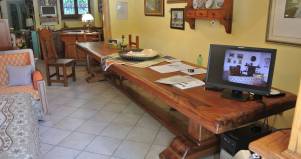 Tavolo legno castagno 4 metri e 50 cm